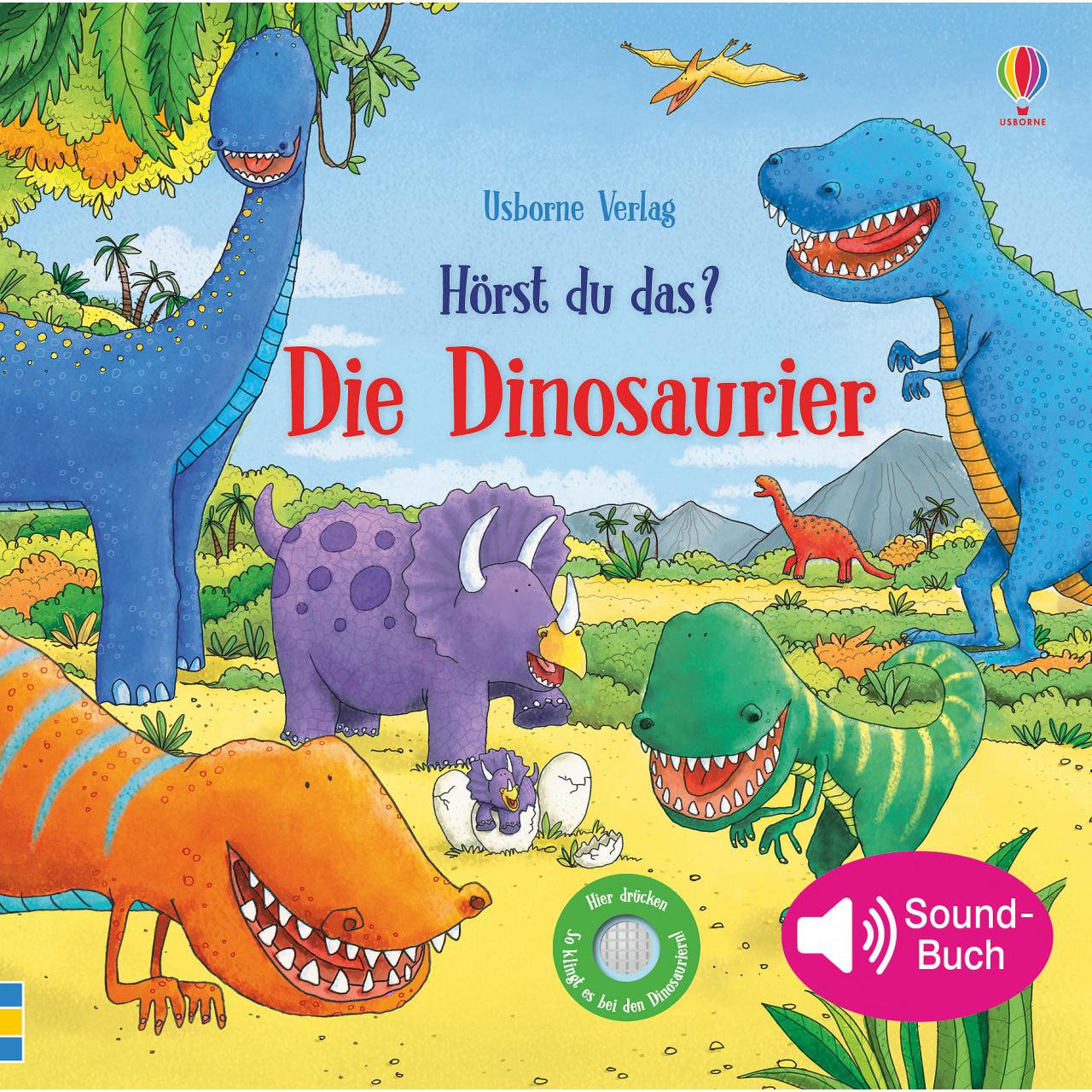 Hörst du das? Die Dinosaurier, Kinderbücher von Sam Taplin