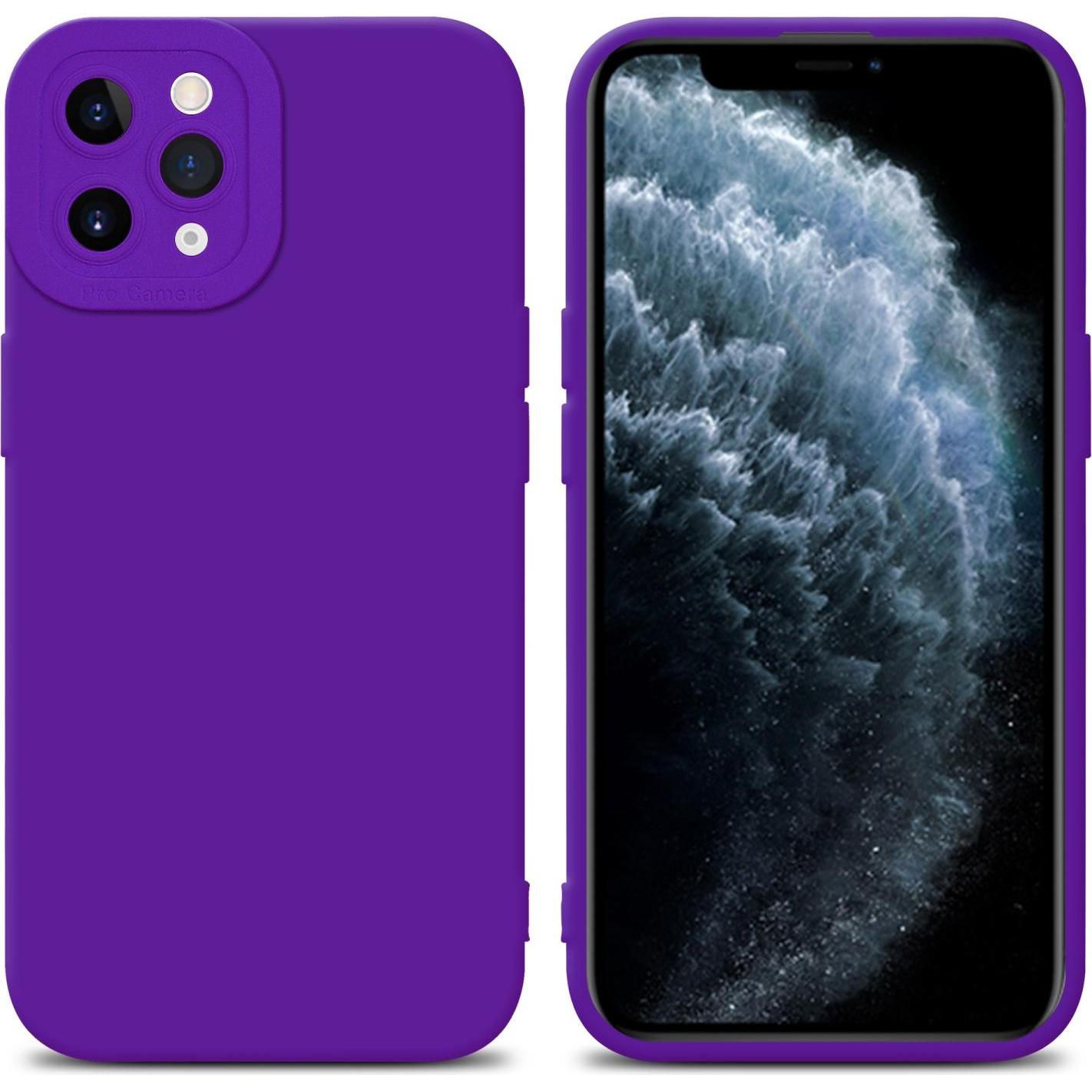 Cadorabo Hülle für Apple iPhone 11 PRO im TPU Fluid LM162 Style (Apple iPhone 11 Pro), Smartphone Hülle, Violett