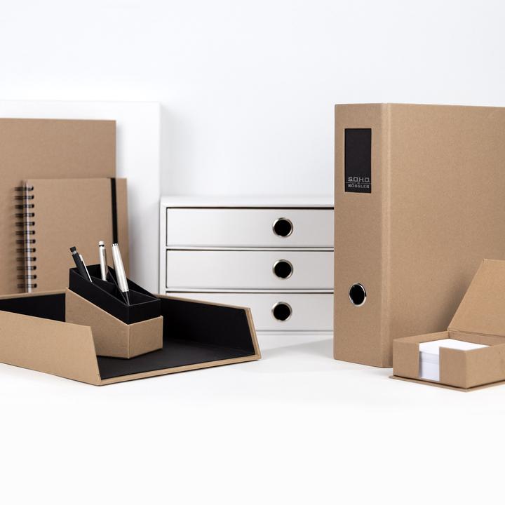 Produktbild Rössler Notizzettel-Dispenser S.O.H.O. 11 x 4.6 x 11 cm, Kraft