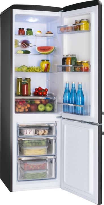 Actual product image Amica Fridge-freezer combination KGCR 387 100 MS WxHxD 55 x 181 x 61.5 cm Refrigerator compartment (244 l)