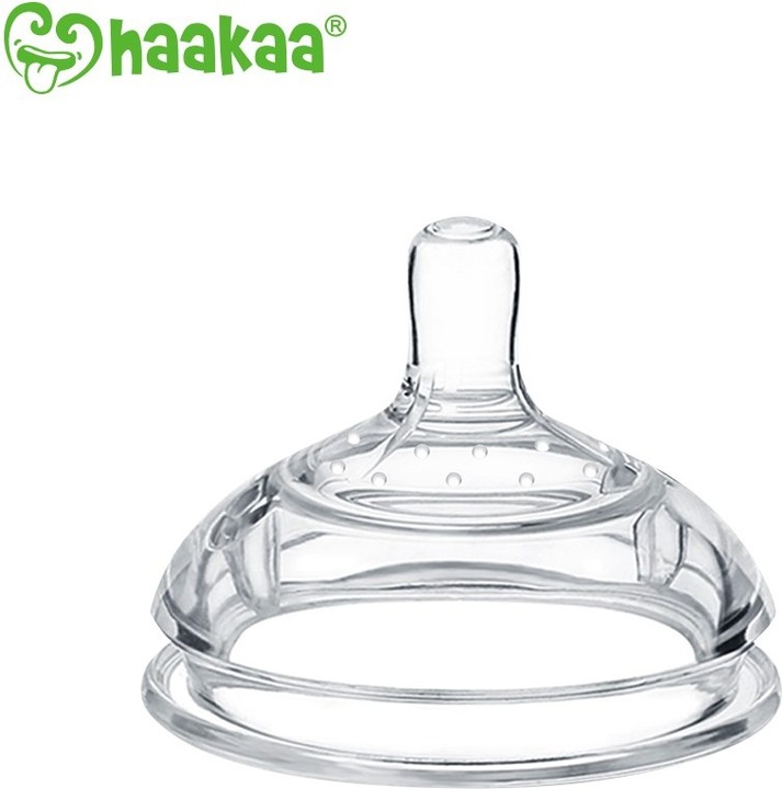 Actual product image Haakaa Generation 3 Anti-Colic Teat for Baby Bottle M (Medium Flow)