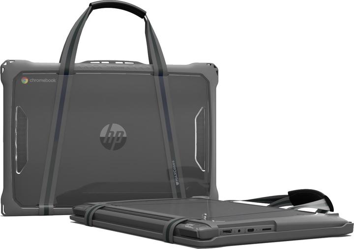Produktbild MaxCases Extreme Shell-F2 Slide Case For Hp Fortis Chromebook G11 14 (Gray/Clear) (14", HP)