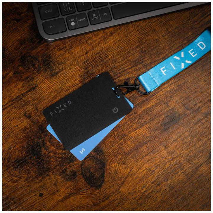 Actual product image Fixed Tag Card 2 with Find My support, black