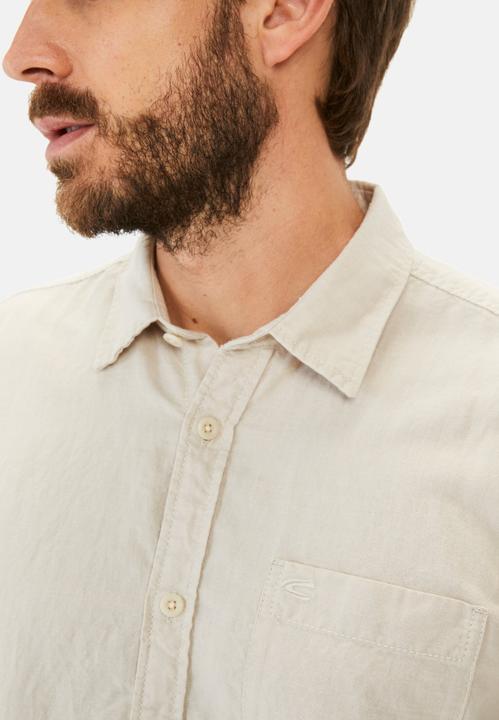 Produktbild Camel Active Langarm-Leinenhemd mit Soft-Wash-Veredelung (L)