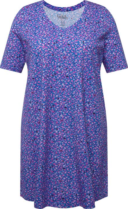 Image du produit Ulla Popken T-shirt long à imprimé. Ligne A, col V et manches courtes (50, 52)