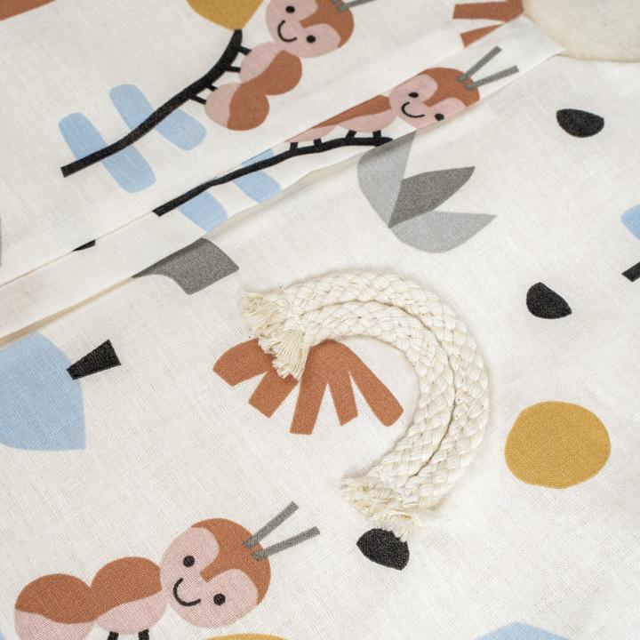 Actual product image Julius Zöllner Organic summer sleeping bag, Crazy Flowers (92 cm, Summer)