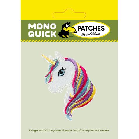 Thumbnail - Mono Quick Einhornkopf, Applikationen, Mehrfarbig