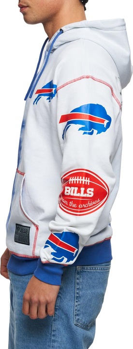 Produktbild Recovered Re:covered Fleece Hoody - INK DYE Buffalo Bills - XXL (XXL)