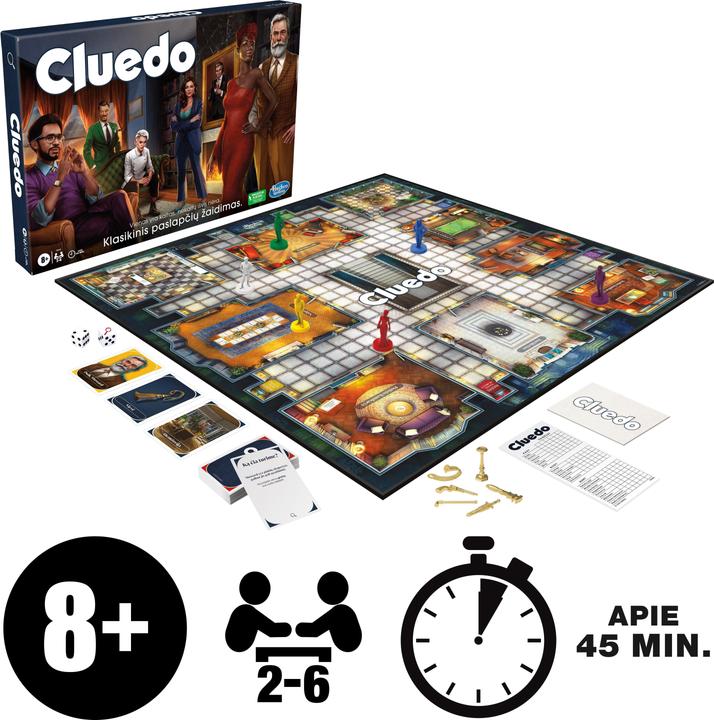 Produktbild Hasbro Gaming Cluedo (Deutsch, 2 - 6 Spieler)