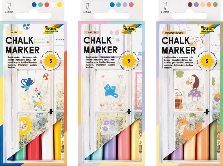 Image du produit Folia Marqueur à la craie (5 x)