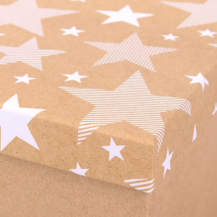 Immagine prodotto Idena Scatola regalo Star 27x27x15cm FSC Mix (Scatola da regalo)