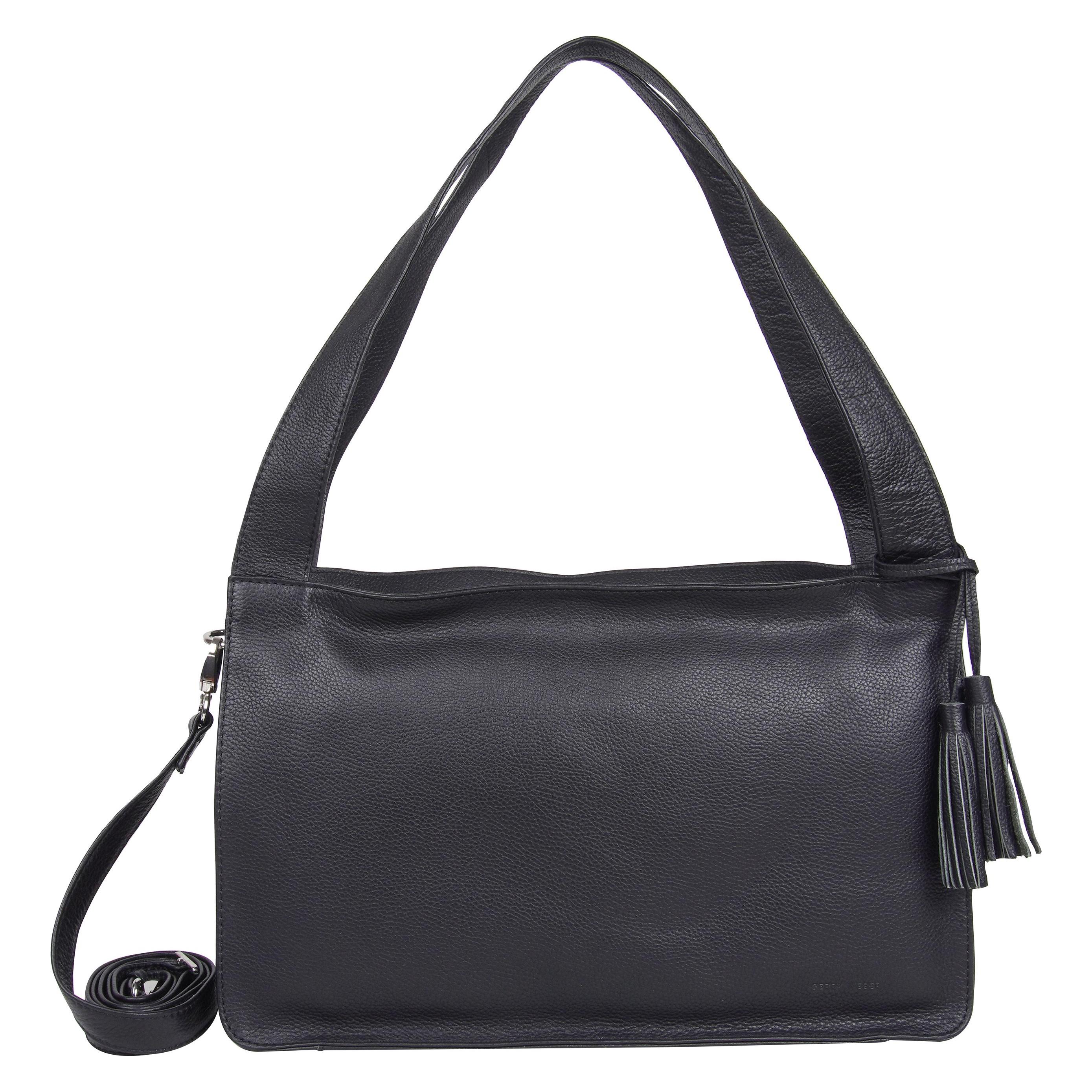 Gerry Weber, Damen, Handtasche, Cadiz Handbag Lhz, Schwarz