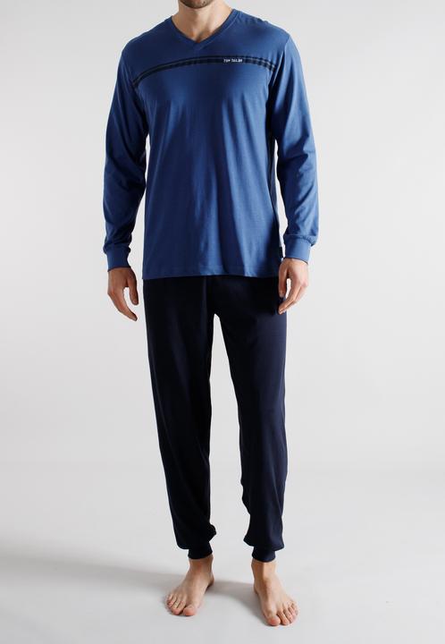 Produktbild Tom Tailor Pyjama Casual Bequem sitzend Pyjama lang V-Neck (50)