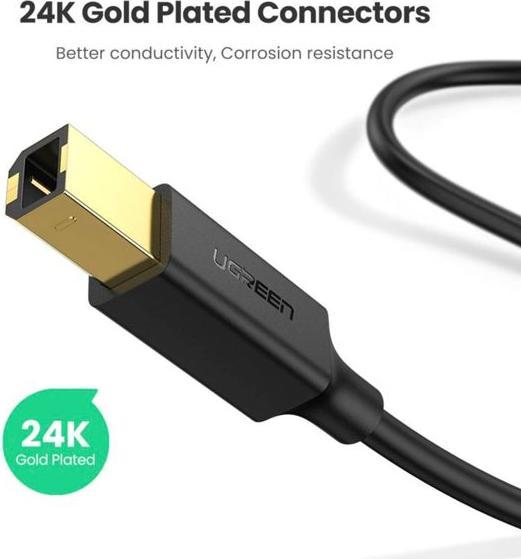 Image du produit Ugreen USB A – USB B (1.50 m, USB 2.0)