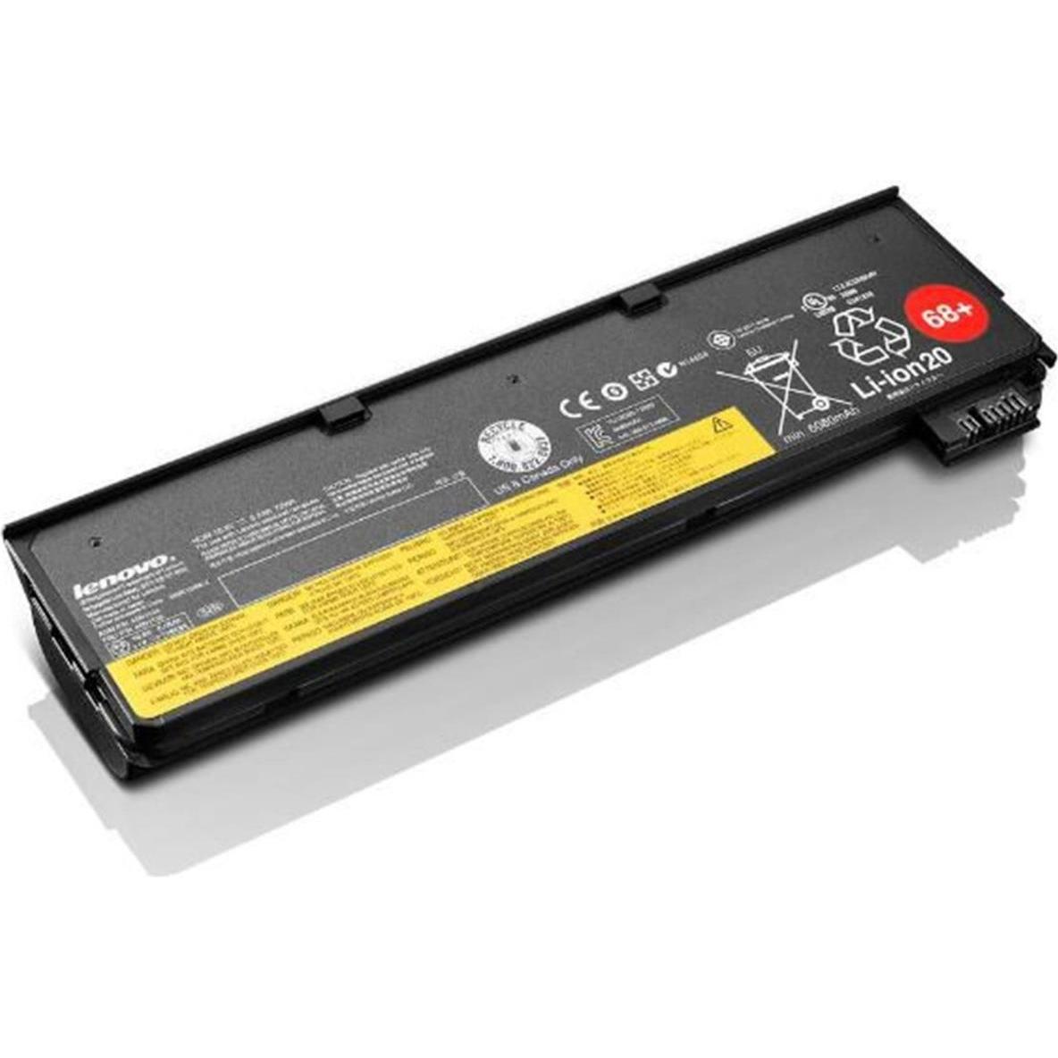 Lenovo Panasonic Laptop-Batterie (6 Zellen, 6080 mAh), Notebook Akku, Schwarz