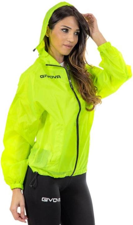 Actual product image Givova Rain Basico Fluo Jacket (S)