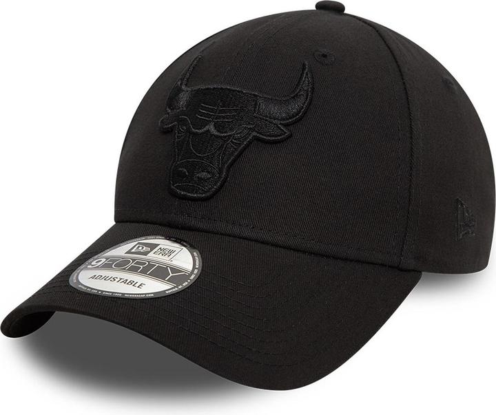 Actual product image New Era 9Forty Strapback Cap - Chicago Bulls Black (One size)