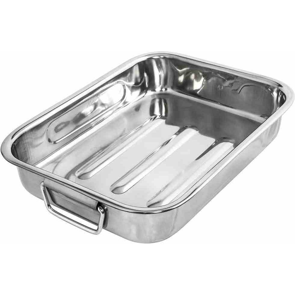 Krüger Vierkantpfanne, Auflaufform, Silber