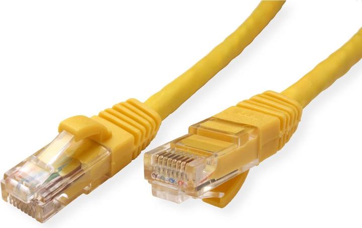 Actual product image Value UTP patch cable cat.6, LSOH, yellow, 7m (U/UTP, CAT6, 7 m)