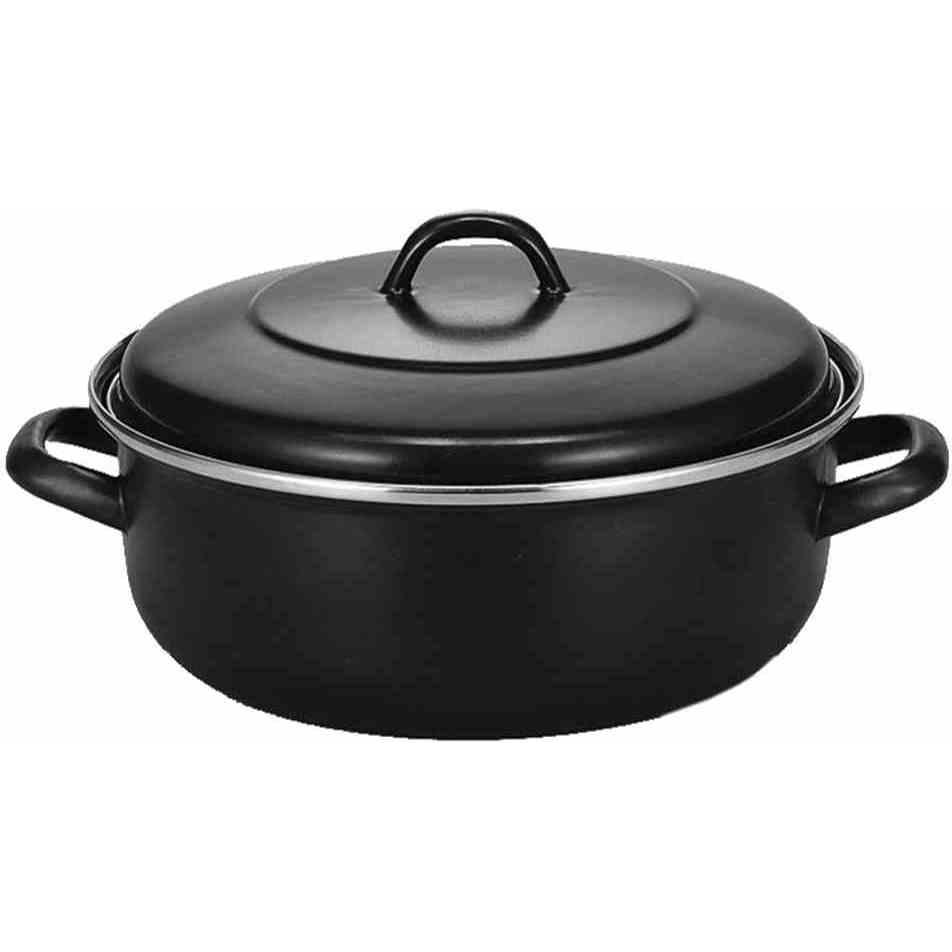 Krüger Bratentopf, Pfanne + Kochtopf, Schwarz