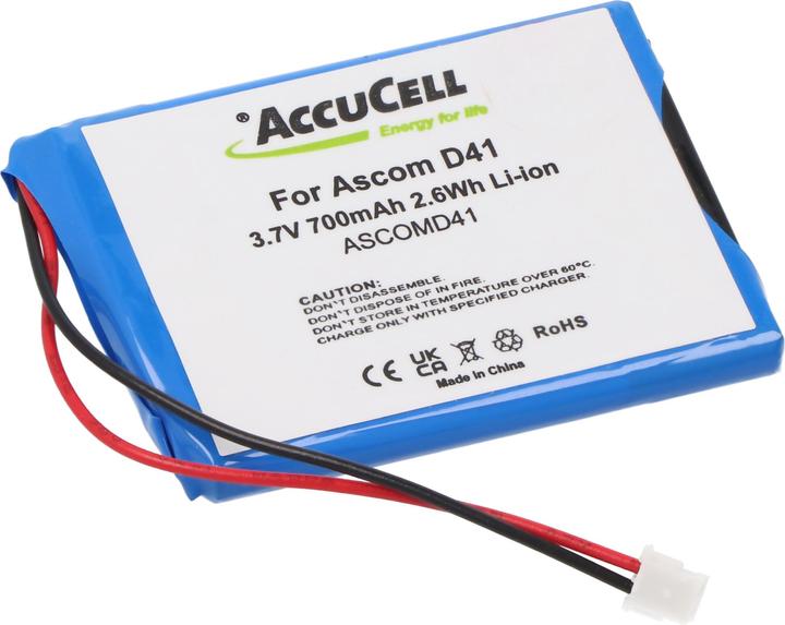 Produktbild Ascom Akku D41 Akku FA01302005, FA83601195