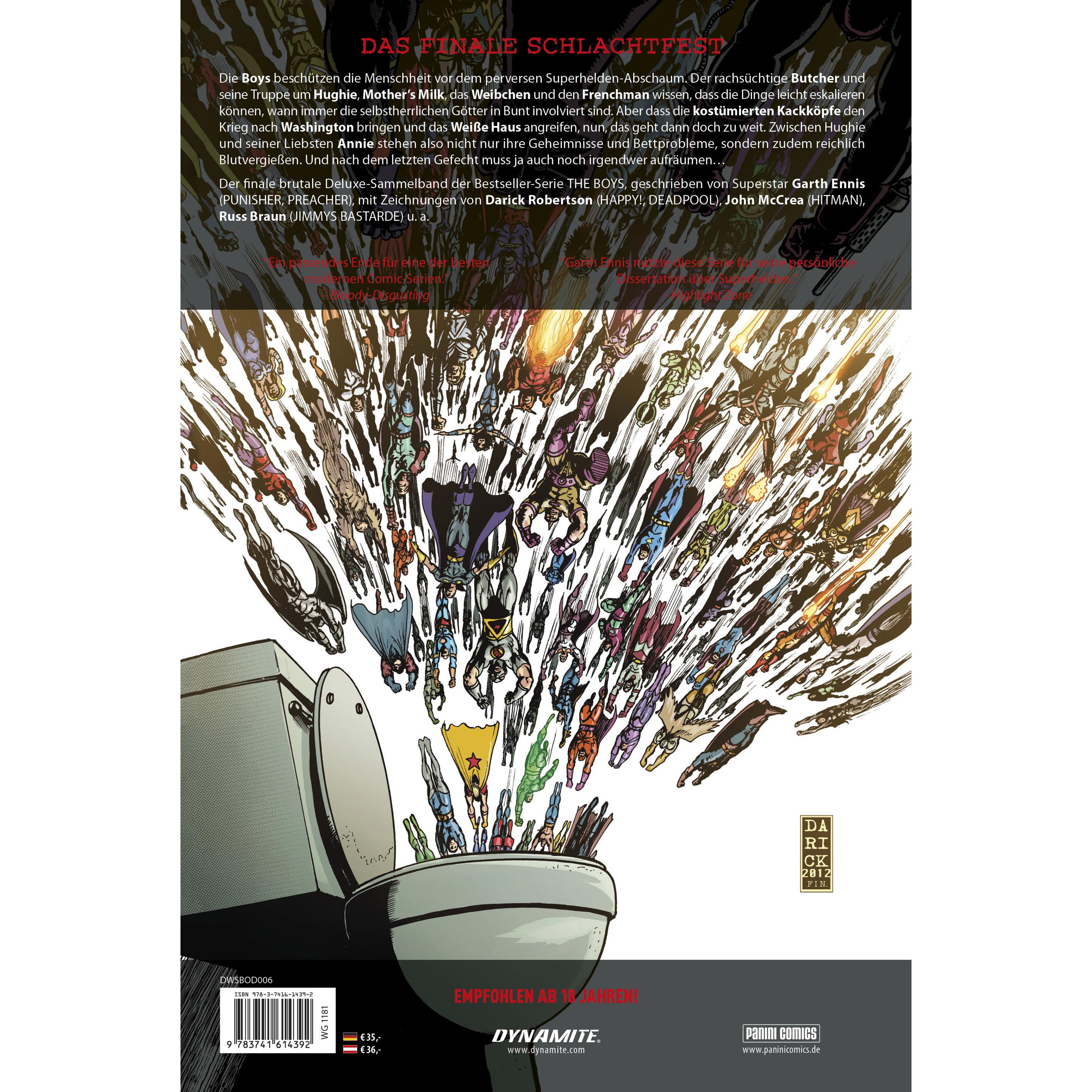 Thumbnail - The Boys: Gnadenlos-Edition, Belletristik von Garth Ennis, Darick Robertson