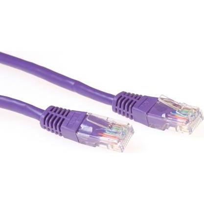 ACT Purple 10 meter U/UTP CAT6 patch cable with RJ45 connectors. Cat6 u/utp purple 10.00m (U/UTP, CAT6, 10 m), Netzwerkk...