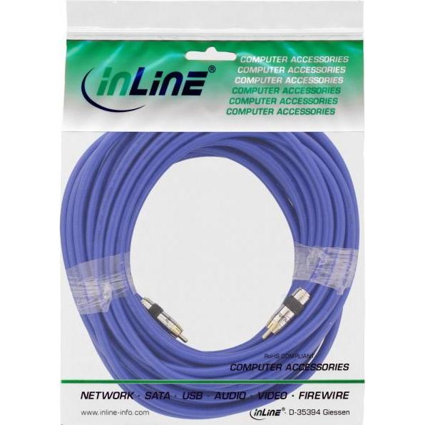 Thumbnail - InLine Cinch – Cinch (15 m, Cinch), Audio Kabel