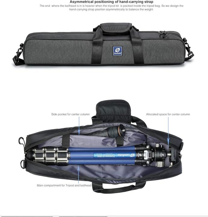 Actual product image Leofoto Poseidon Carbon Tripod LP-324C (without head) (Carbon, Metal)