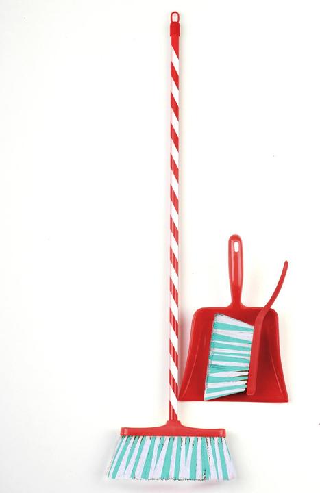 Actual product image Theo Klein Broom set with candy cane motif