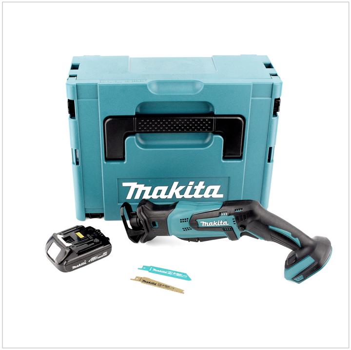 Produktbild Makita DJR 183 Y1J Akku Reciprosäge 18V + 1x Akku 1,5 Ah + Makpac - ohne Ladegerät