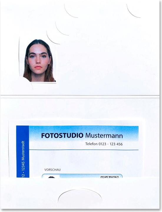 Actual product image Daiber 1x50 Passbildmappen E-Passfoto-PORTRAIT 14028 (9 x 13 cm, 100x)