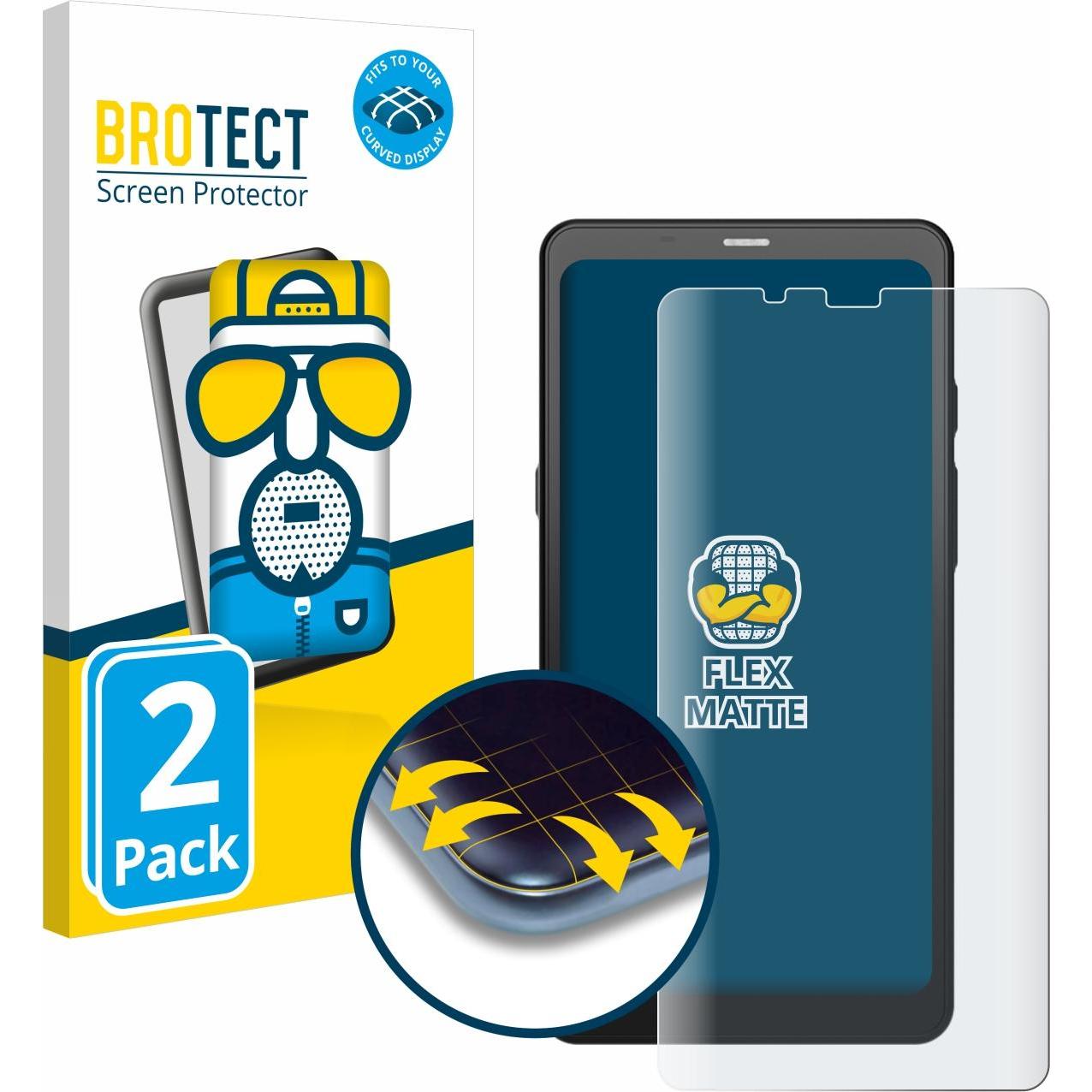 BROTECT Fullscreen Schutzfolie Displayschutz Folie Matt Entspiegelungsfolie, eReader Zubehör, Grau