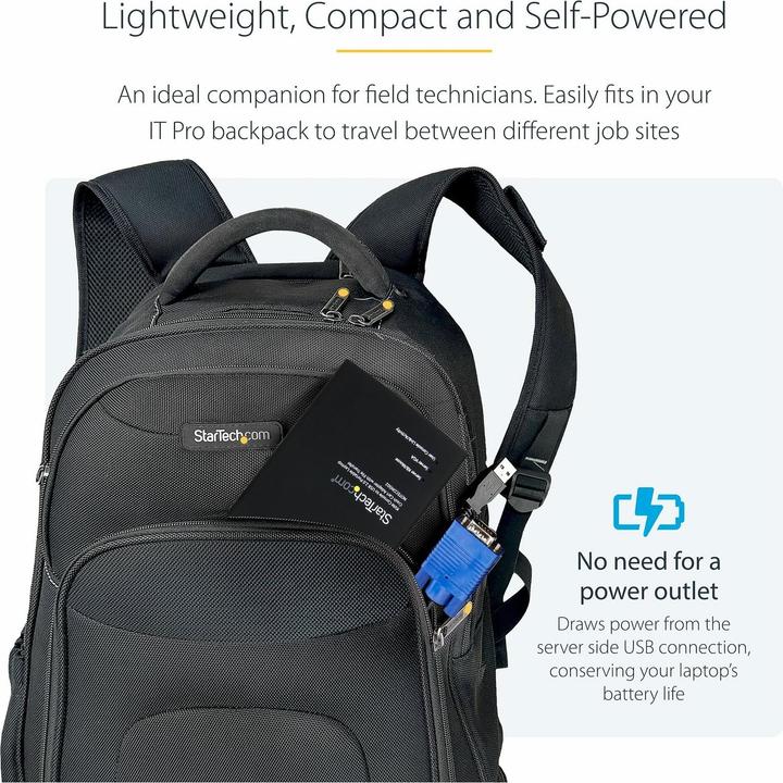 Actual product image StarTech Kvm USB Crash Cart W File Xfer