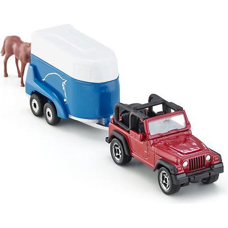 Thumbnail - Siku 1651 PKW mit Pferdeanhänger