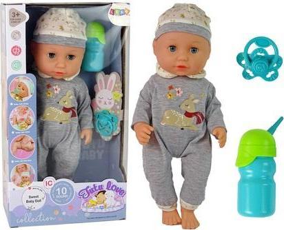 Image du produit Lean Toys Poupée bébé + accessoires