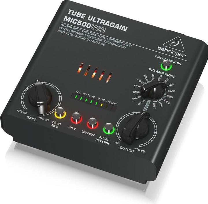 Immagine prodotto Behringer Preamplificatore microfonico a valvole Ul (Preamplificatori)