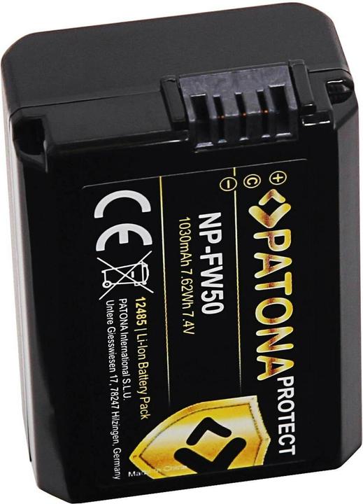 Actual product image Patona Protect battery Sony NP-FW50 (Camera battery)