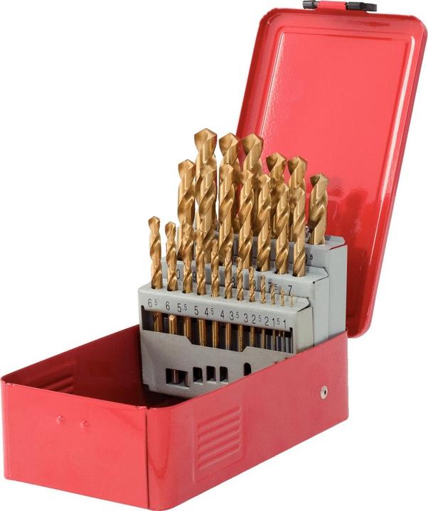Actual product image KS Tools HSS TiN Twist Drill Set (13.0 mm)