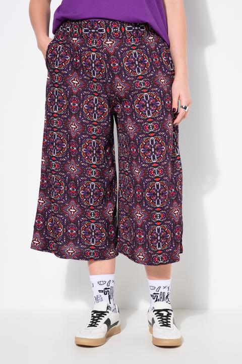 Actual product image Studio Untold Mandala Print Elastic Waist Culottes (44)