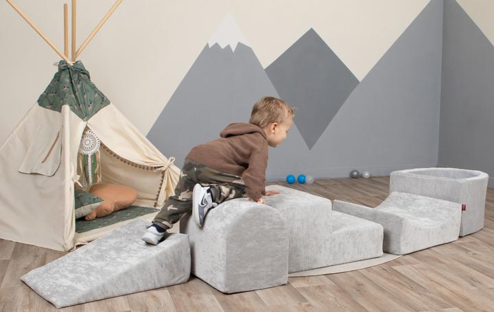 Actual product image Knorrtoys Spielblöcke soft - "Grey" (Child armchair)