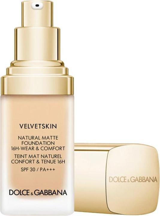 Image du produit Dolce & Gabbana Fond de teint liquide matifiant Velvetskin ( Natura l Matte Foundation) 30 ml (210 Crème)