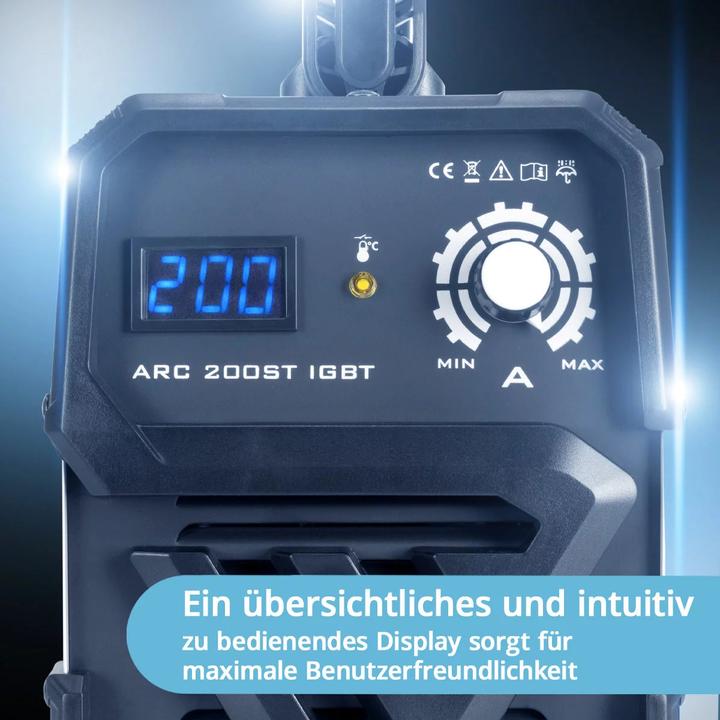 Actual product image Stahlwerk Welding machine ARC 200 ST IGBT fully equipped