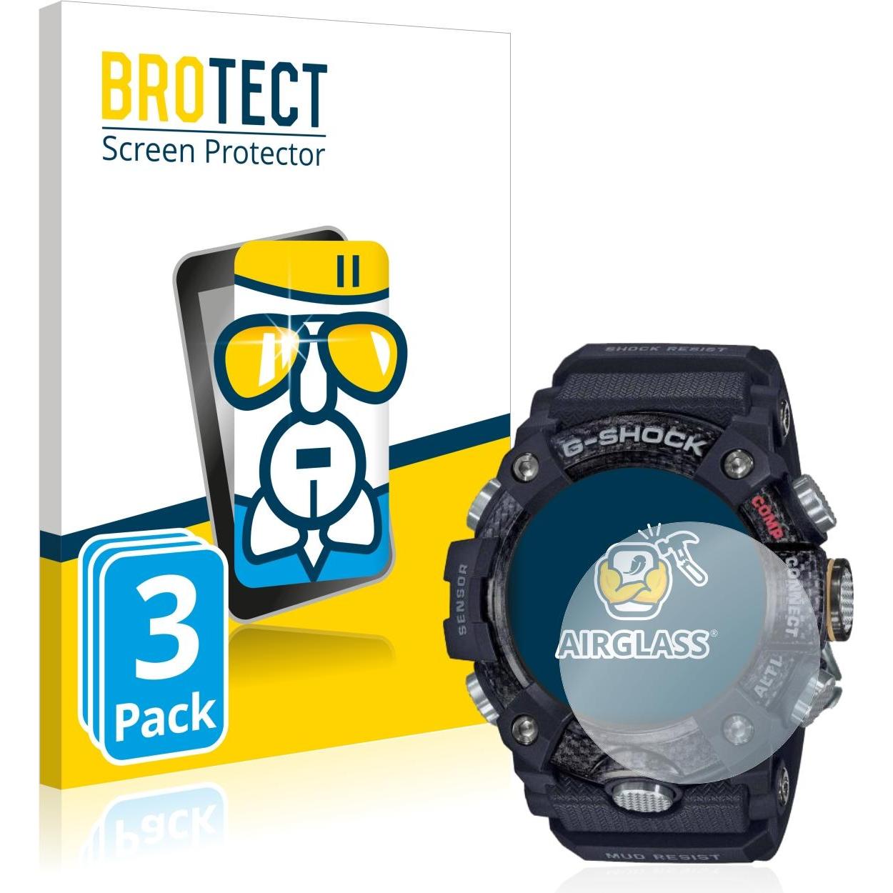 Thumbnail - BROTECT AirGlass Panzerglasfolie, Smartwatch Schutzfolie, Transparent