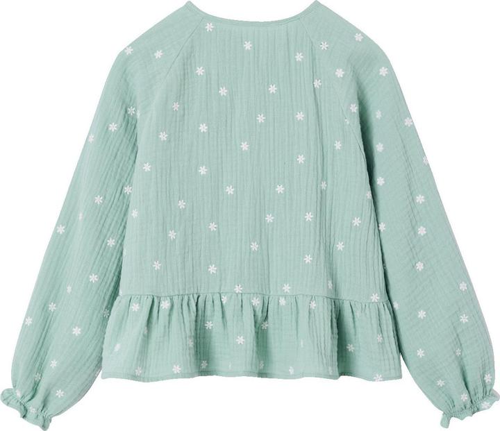 Immagine prodotto Vertbaudet Musselinbluse Mädchen mit Knopfverschluss (110)