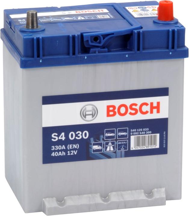 Image du produit Bosch Automotive Batterie de démarrage S4 12V 40Ah 330A 0092S40300