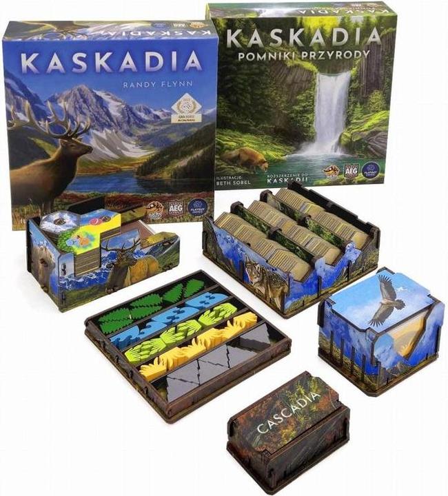 Actual product image Poland Games Insert: Cascadia + Expansion UV Print (English)