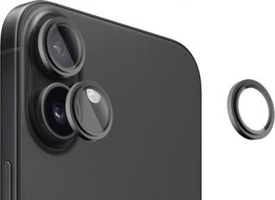 Image du produit Evelatus Protective glass Apple iPhone 16 / 16 Plus Camera Lens Protector Armor Black (Apple iPhone 16, Apple iPhone 16 Plus)