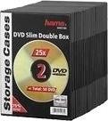 Produktbild Hama 1x25 DVD-Doppel-Leerhülle Slim 75% Platzsparnis