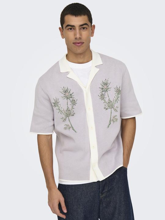 Image du produit Only & Sons ONSRUN Gestricktes Polo-Hemd Strickpullover (L)